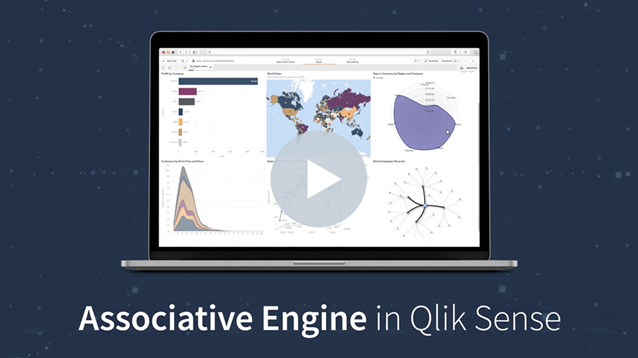 Click image to watch the Qlik Associative Engine video.