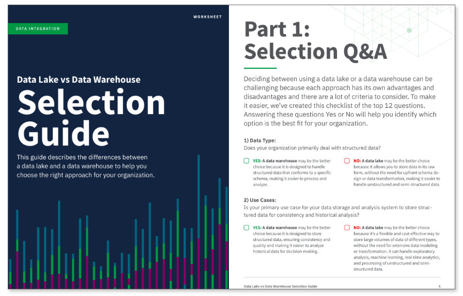 Data Lake or Data Warehouse Selection Guide